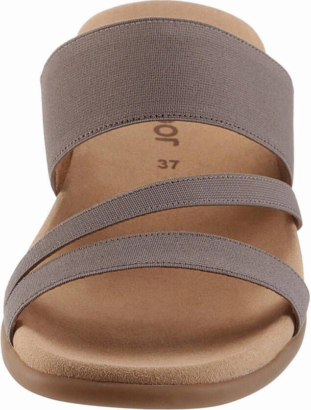 Gabor Slippers sleehak zomerschoen pantoffels met ademende leren voering - Foto 11