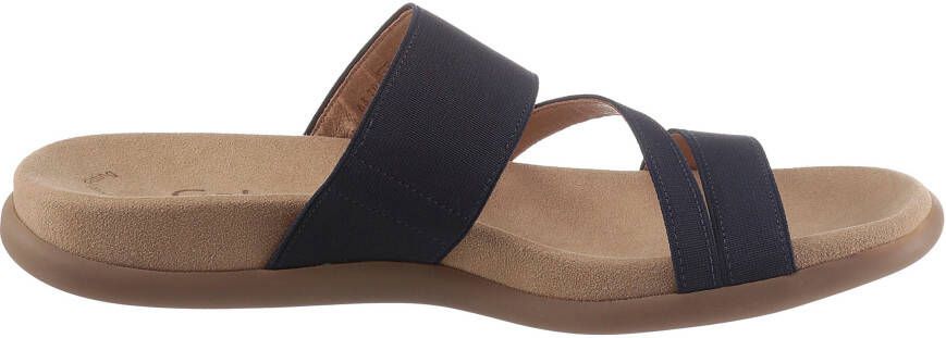 Gabor Slippers sleehak zomerschoen pantoffels met ademende leren voering - Foto 12