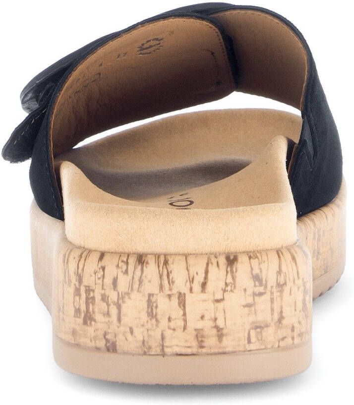 Gabor Slippers plateau zomerschoen comfortabele schoen best fitting voor goede pasvorm