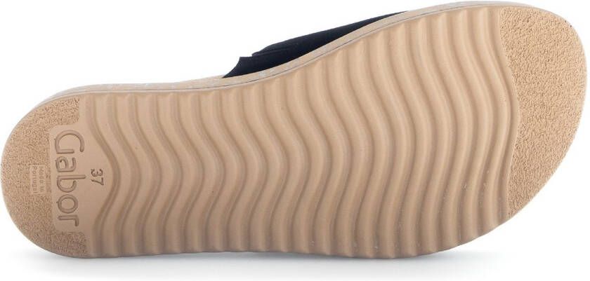 Gabor Slippers plateau zomerschoen comfortabele schoen best fitting voor goede pasvorm