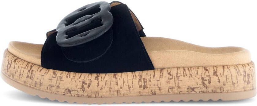 Gabor Slippers plateau zomerschoen comfortabele schoen best fitting voor goede pasvorm