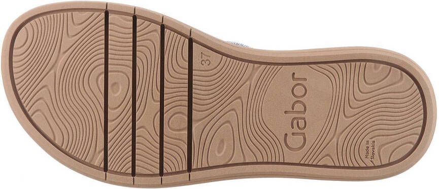 Gabor Slippers plateau zomerschoen slippers met best fitting-uitrusting