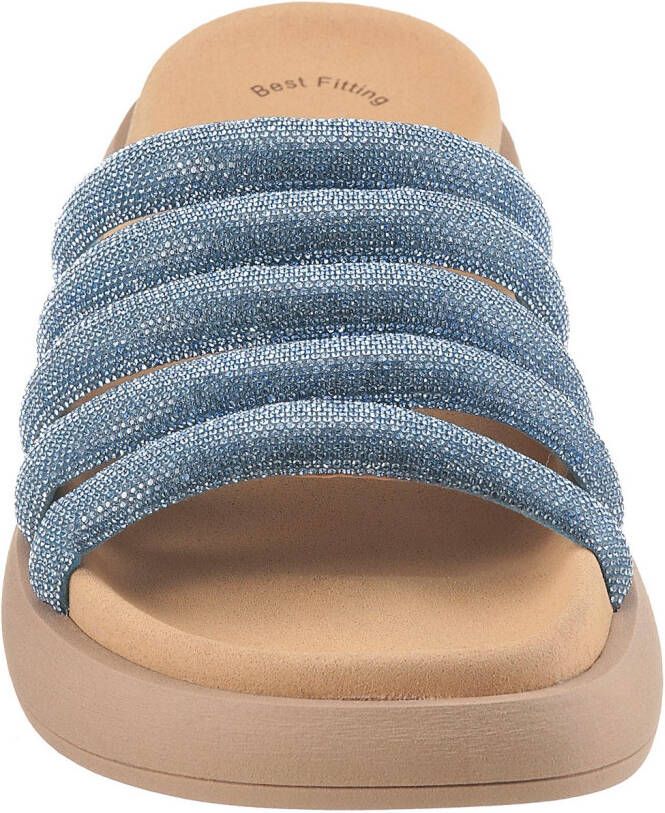 Gabor Slippers plateau zomerschoen slippers met best fitting-uitrusting