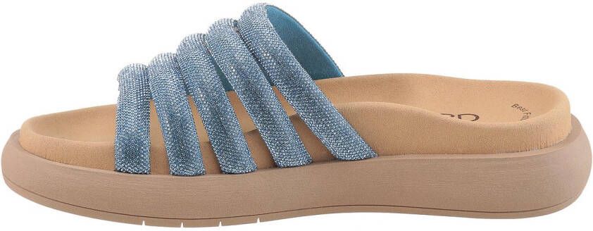Gabor Slippers plateau zomerschoen slippers met best fitting-uitrusting