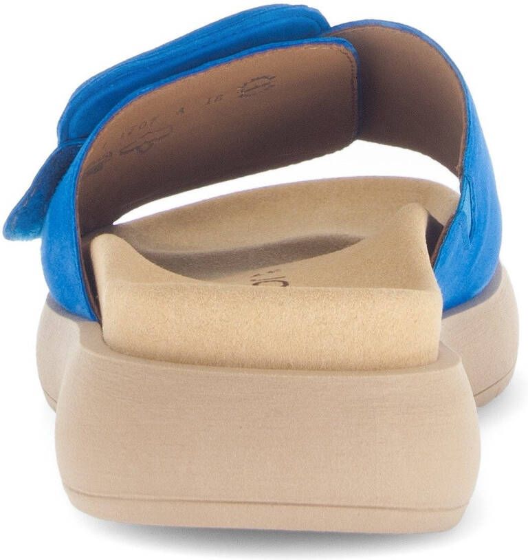 Gabor Slippers plateau zomerschoen slippers met grote decoratieve gesp
