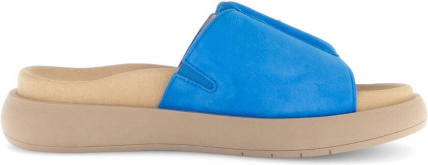 Gabor Slippers plateau zomerschoen slippers met grote decoratieve gesp