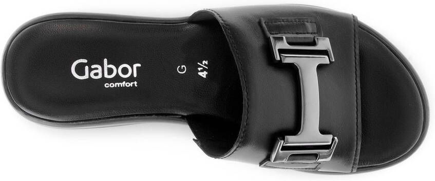 Gabor Slippers Rhodos zomerschoen instapschoen comfortabele schoen in breedte g (=breed)