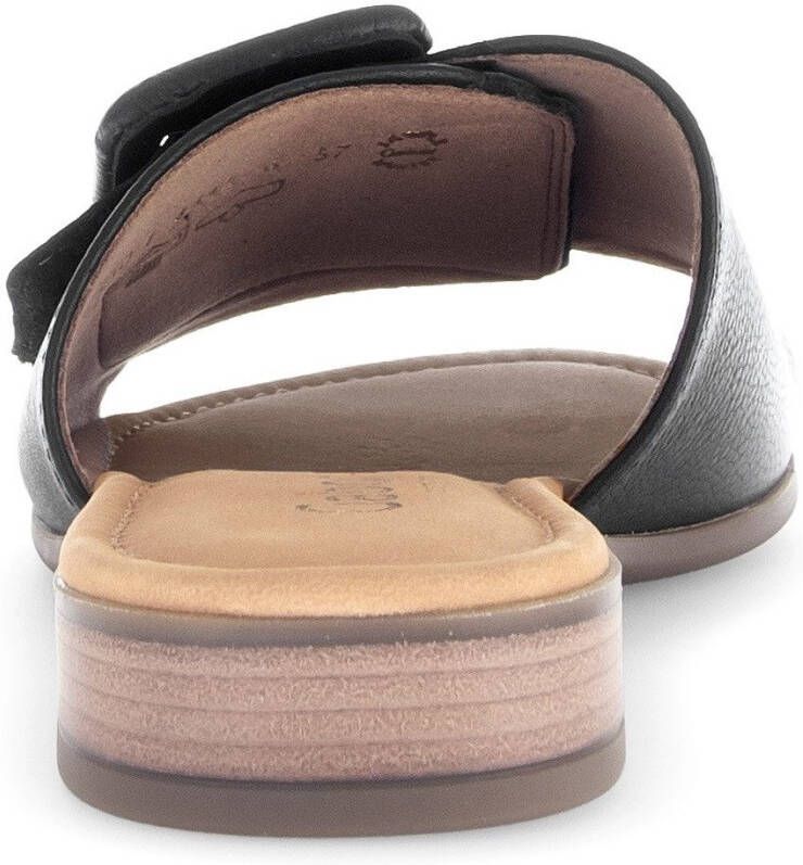 Gabor Slippers Rhodos blokhak zomerschoen comfortabele schoen in breedte g (= breed)