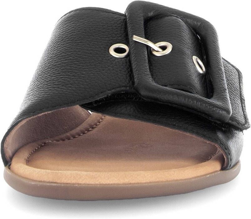 Gabor Slippers Rhodos blokhak zomerschoen comfortabele schoen in breedte g (= breed)