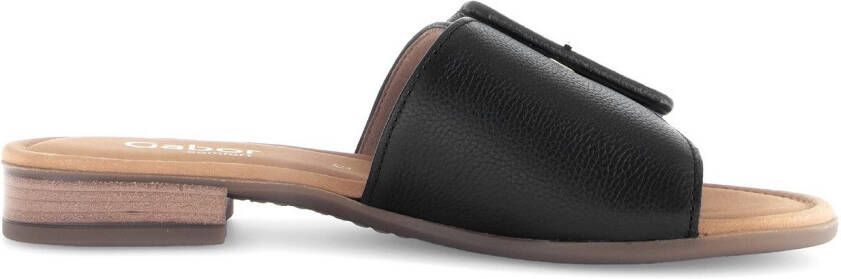 Gabor Slippers Rhodos blokhak zomerschoen comfortabele schoen in breedte g (= breed)