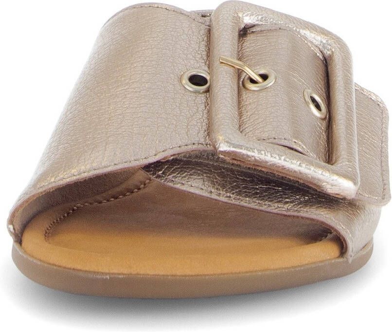 Gabor Slippers Rhodos blokhak zomerschoen comfortabele schoen in breedte g (= breed)