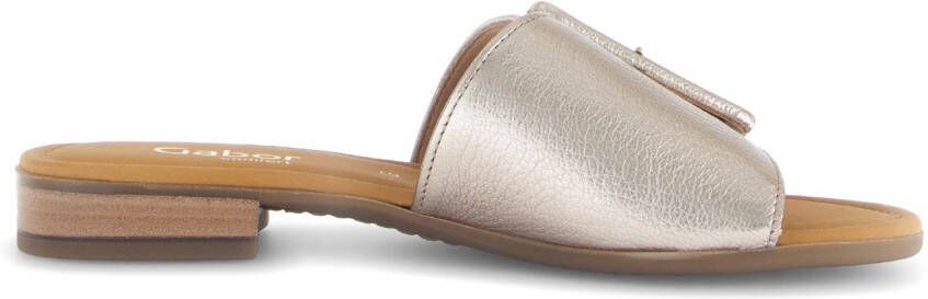 Gabor Slippers Rhodos blokhak zomerschoen comfortabele schoen in breedte g (= breed)