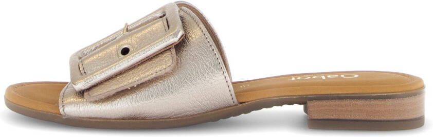 Gabor Slippers Rhodos blokhak zomerschoen comfortabele schoen in breedte g (= breed)