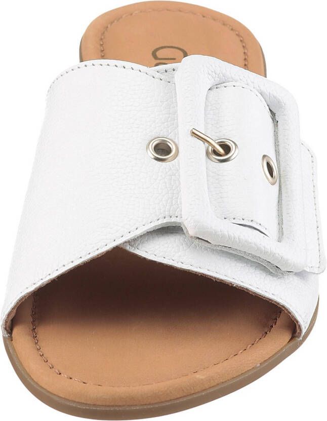 Gabor Slippers Rhodos blokhak zomerschoen comfortabele schoen in breedte g (= breed)