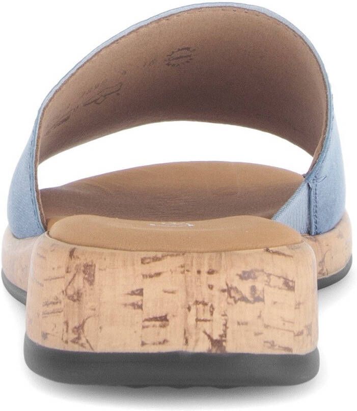Gabor Slippers Rhodos zomerschoen comfortabele schoen klein elastiek breedte g (=breed)