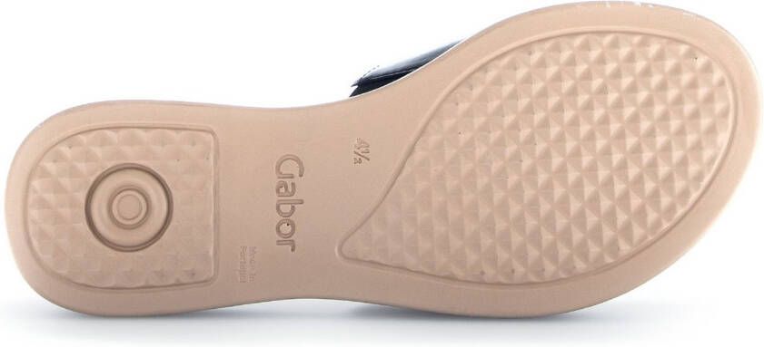 Gabor Slippers Rhodos zomerschoen comfortabele schoen klein elastiek breedte g (=breed)