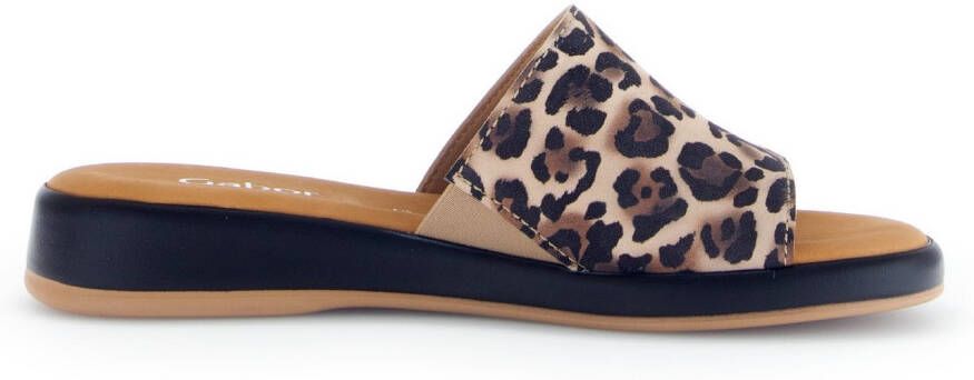 Gabor Slippers Rhodos zomerschoen comfortabele schoen klein elastiek breedte g (=breed)