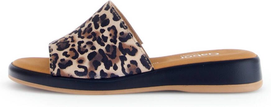 Gabor Slippers Rhodos zomerschoen comfortabele schoen klein elastiek breedte g (=breed)