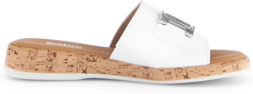 Gabor Slippers Rhodos zomerschoen instapschoen comfortabele schoen in breedte g (=breed)