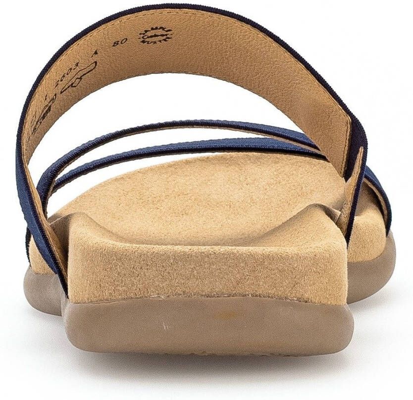 Gabor Slippers sleehak zomerschoen pantoffels met ademende leren voering