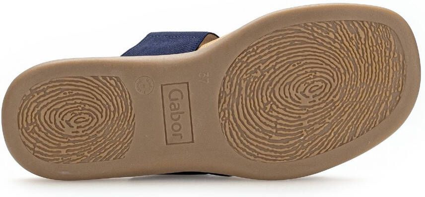 Gabor Slippers sleehak zomerschoen pantoffels met ademende leren voering