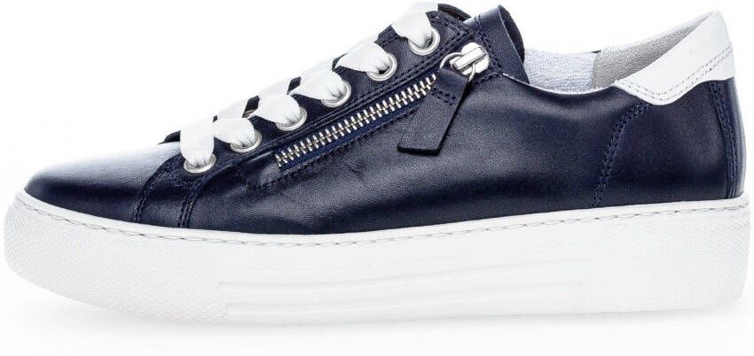 Gabor Plateausneakers Florence vrijetijdsschoen lage schoen veterschoen in comfortabele breedte g = wijd