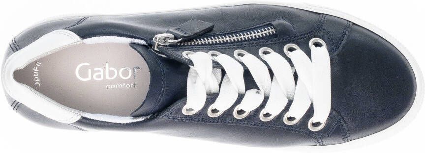 Gabor Plateausneakers Florence vrijetijdsschoen lage schoen veterschoen in comfortabele breedte g = wijd