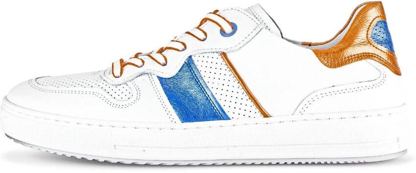 Gabor Sneakers Florence met contrastaccenten breedte g vrijetijdsschoen lage schoen veterschoen