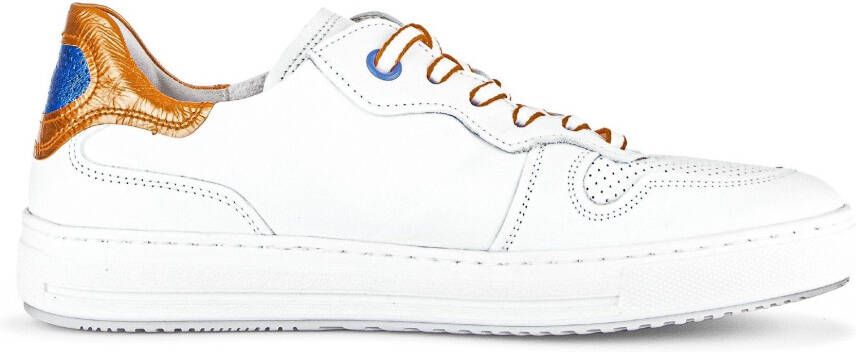 Gabor Sneakers Florence met contrastaccenten breedte g vrijetijdsschoen lage schoen veterschoen