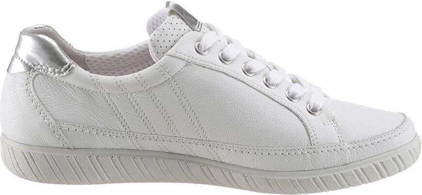 Gabor Sneakers York met modieuze sierstiksels vrijetijdsschoen lage schoen veterschoen - Foto 10
