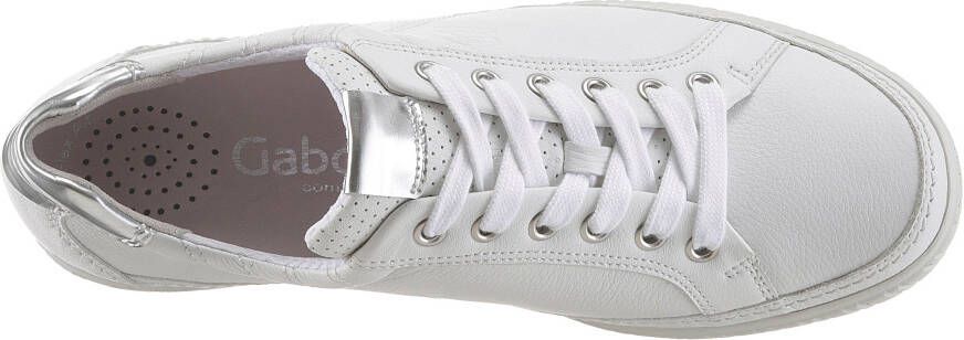 Gabor Sneakers York met modieuze sierstiksels vrijetijdsschoen lage schoen veterschoen - Foto 11