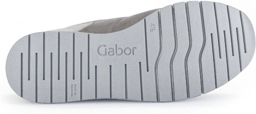 Gabor Sneakers met sleehak Capri in comfort breedte h vrijetijdsschoen lage schoen veterschoen