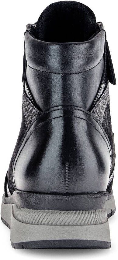 Gabor Sneakers met sleehak Capri comfortabele schoen high-top sneaker veterschoen comfortabele breedte k (extra breed)