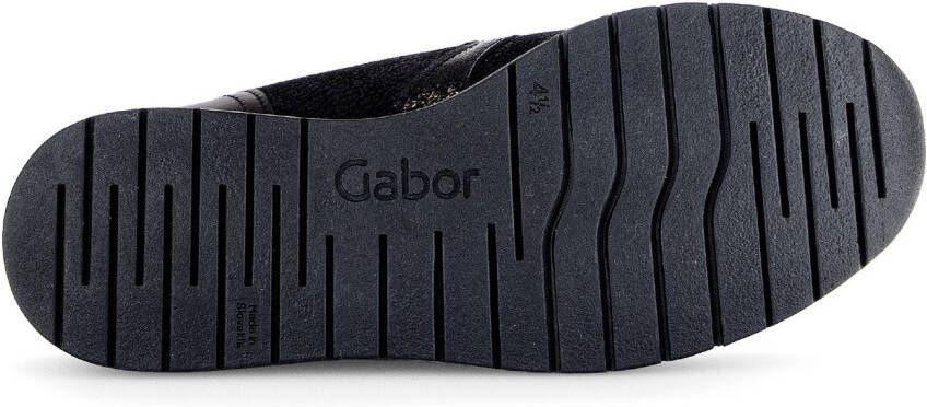Gabor Sneakers met sleehak Capri comfortabele schoen high-top sneaker veterschoen comfortabele breedte k (extra breed)