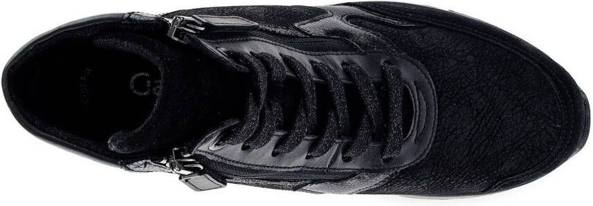 Gabor Sneakers met sleehak Capri comfortabele schoen high-top sneaker veterschoen comfortabele breedte k (extra breed)