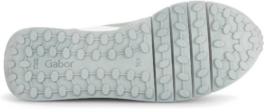 Gabor Sneakers met sleehak Davos vrijetijdsschoen lage schoen veterschoen