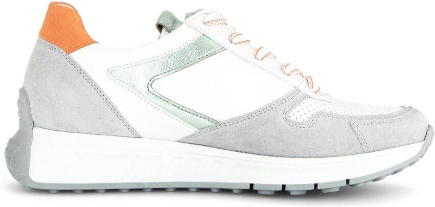 Gabor Sneakers met sleehak Davos vrijetijdsschoen lage schoen veterschoen