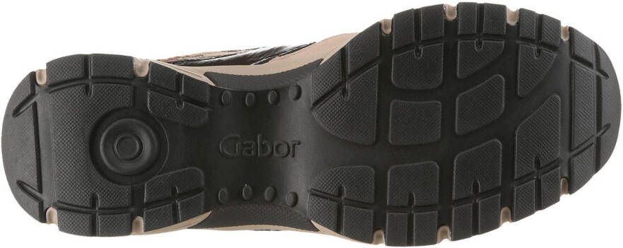 Gabor Sneakers met sleehak Florence plateau veterschoen halfhoge schoen in comfortabele g-wijdte (=wijd)