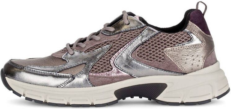 Gabor Sneakers met sleehak Florence plateau veterschoen halfhoge schoen in comfortabele g-wijdte (=wijd)