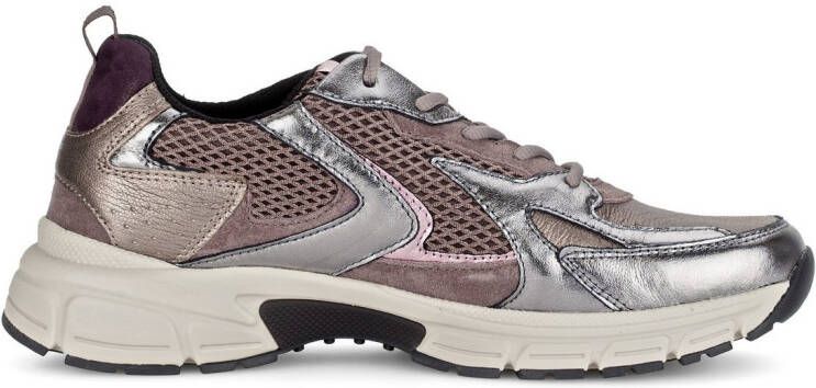 Gabor Sneakers met sleehak Florence plateau veterschoen halfhoge schoen in comfortabele g-wijdte (=wijd)