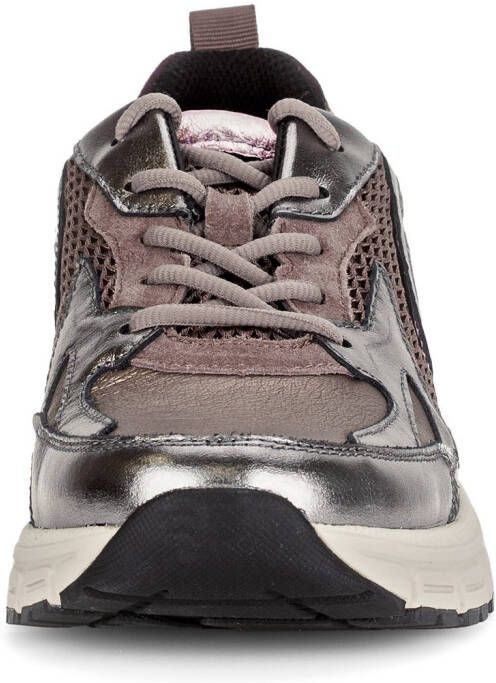 Gabor Sneakers met sleehak Florence plateau veterschoen halfhoge schoen in comfortabele g-wijdte (=wijd)