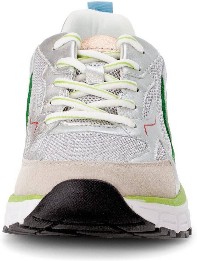 Gabor Sneakers met sleehak Florence vrijetijdsschoen lage schoen veterschoen in comfortwijdte g (= breed)