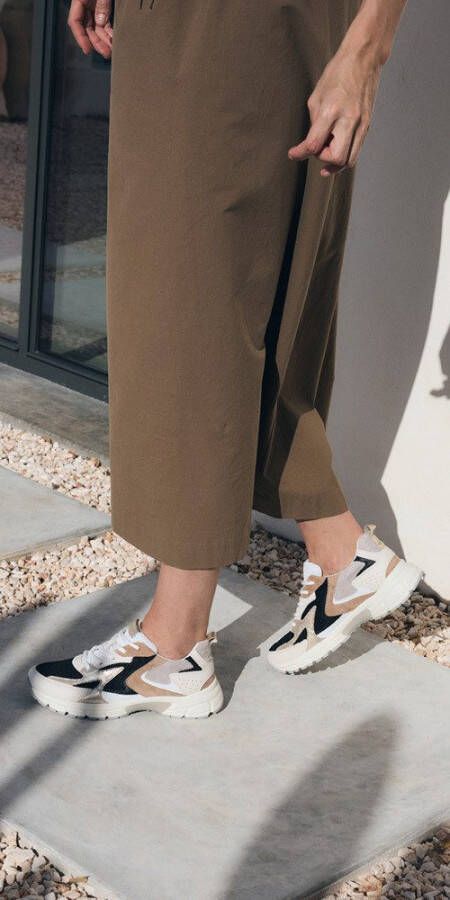 Gabor Sneakers met sleehak Florence vrijetijdsschoen lage schoen veterschoen in comfortwijdte g (= breed)