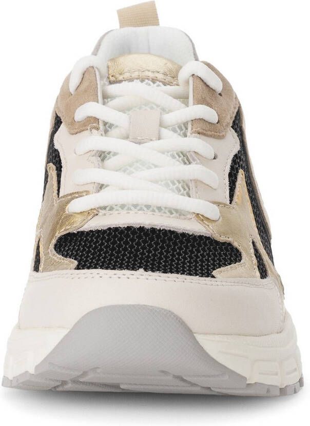 Gabor Sneakers met sleehak Florence vrijetijdsschoen lage schoen veterschoen in comfortwijdte g (= breed)