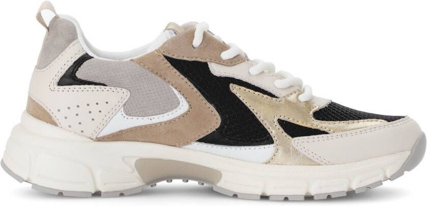 Gabor Sneakers met sleehak Florence vrijetijdsschoen lage schoen veterschoen in comfortwijdte g (= breed)