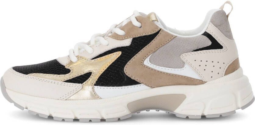 Gabor Sneakers met sleehak Florence vrijetijdsschoen lage schoen veterschoen in comfortwijdte g (= breed)