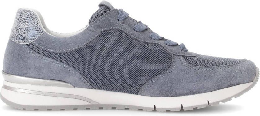 Gabor Sneakers met sleehak Florence vrijetijdsschoen lage schoen veterschoen in comfortwijdte g (=breed)