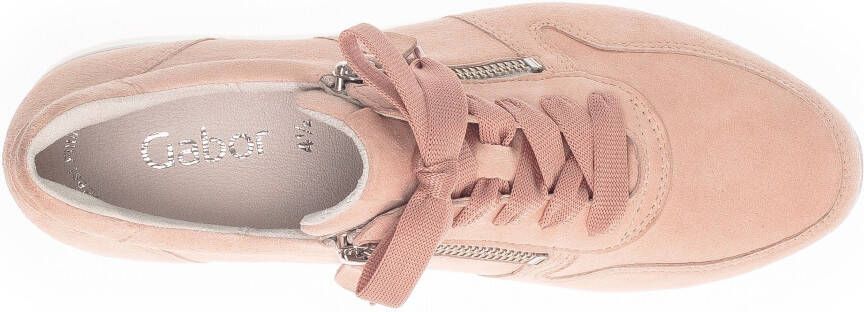 Gabor Sneakers met sleehak met rits aan de buitenkant