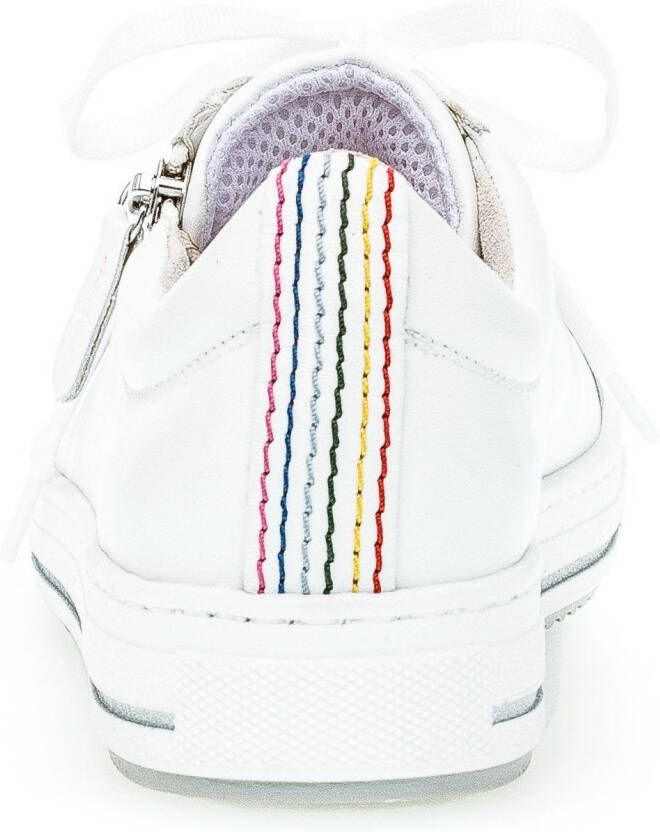 Gabor Sneakers met sleehak Florence zacht gepolsterde schacht vrijetijdsschoen lage schoen veterschoen