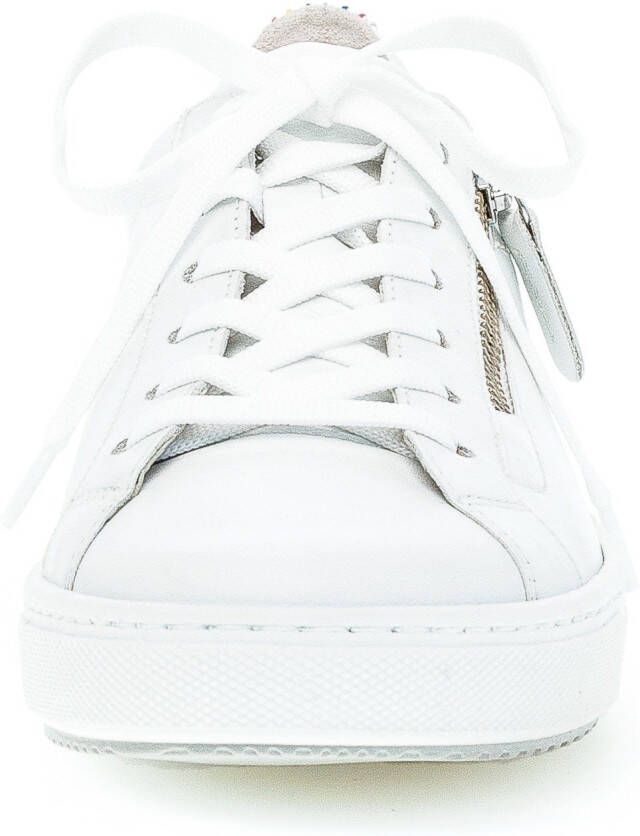 Gabor Sneakers met sleehak Florence zacht gepolsterde schacht vrijetijdsschoen lage schoen veterschoen